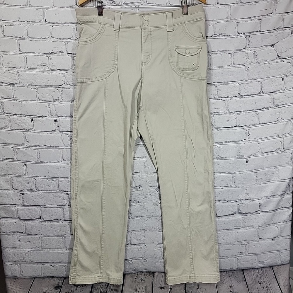 Lee‎ Jeans Womens 14 Beige Easy Fit Pockets